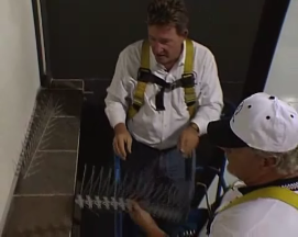 Uygulama balkon n kus kovucu tel