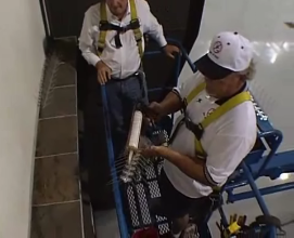 Balkon n kus kovucu tel uygulamasi